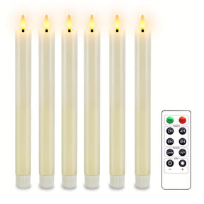 Bougies LED en Cire avec Télécommande - Éclairage Ambiant pour Événements Spéciaux