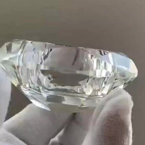 Porte-Bougies en Cristal Transparent - Ambiance Luxueuse et Romantique