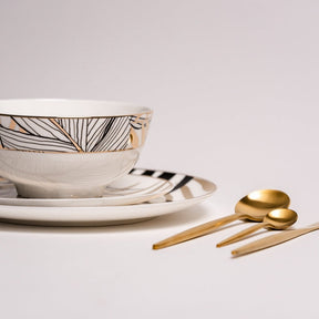 Ensemble de Plats en Céramique Noire - Élégance et Durabilité pour Chaque Occasion