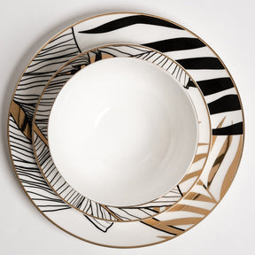 Ensemble de Plats en Céramique Noire - Élégance et Durabilité pour Chaque Occasion