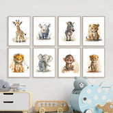 Affiches Animaux Mignons pour Enfants | Décoration Joyeuse et Ludique