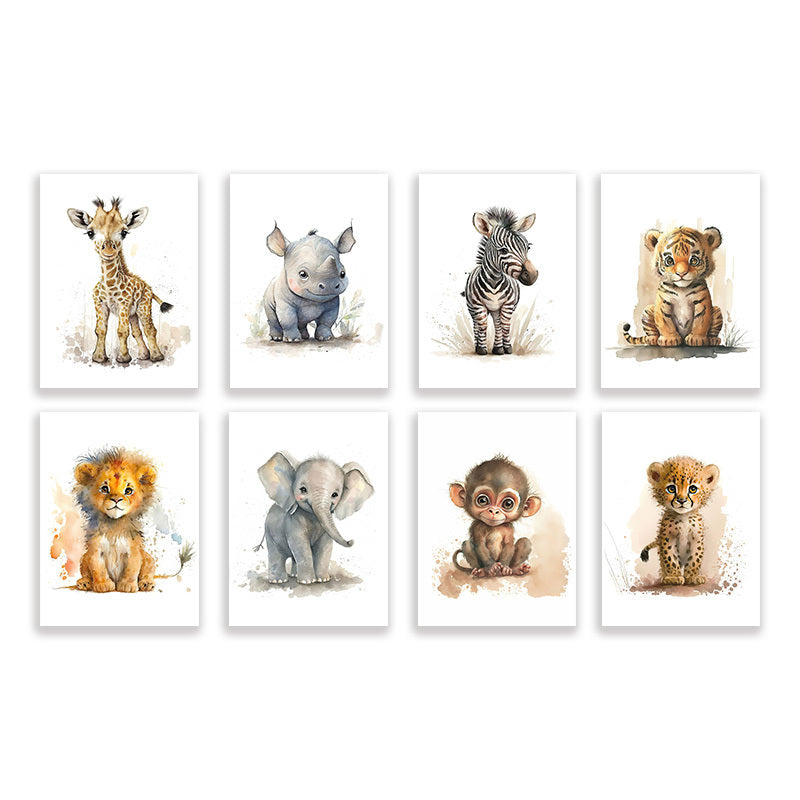 Affiches Animaux Mignons pour Enfants | Décoration Joyeuse et Ludique