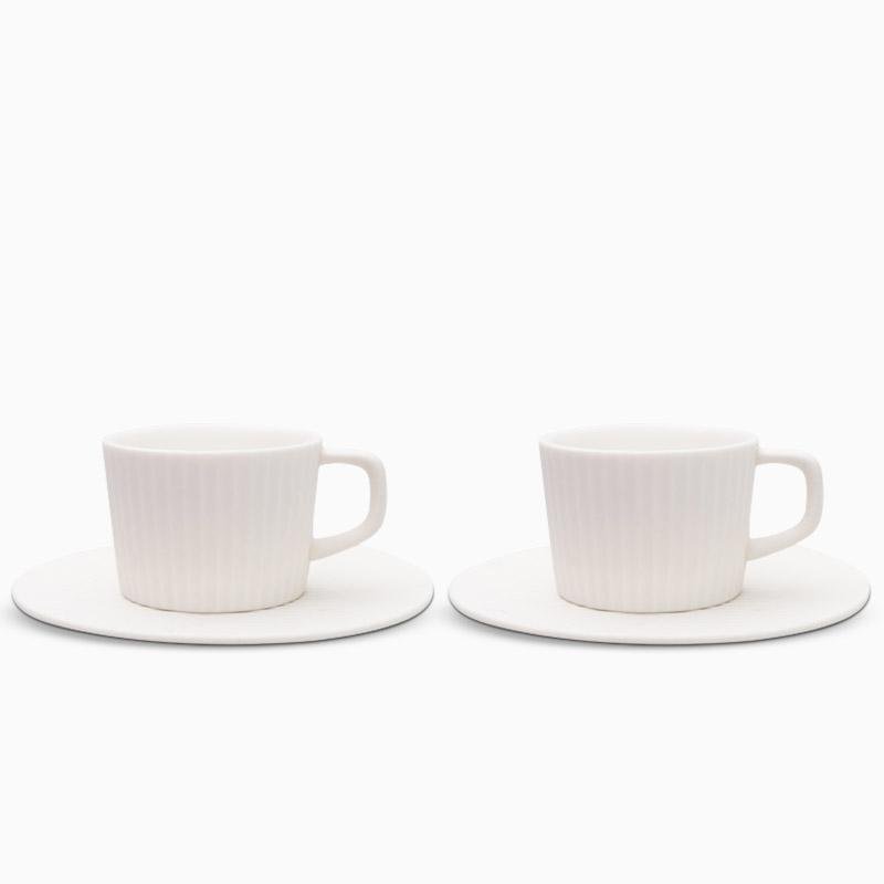 Tasses à Café en Grès Élégantes - Design Minimaliste et Durable