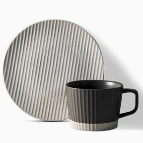 Tasses à Café en Grès Élégantes - Design Minimaliste et Durable