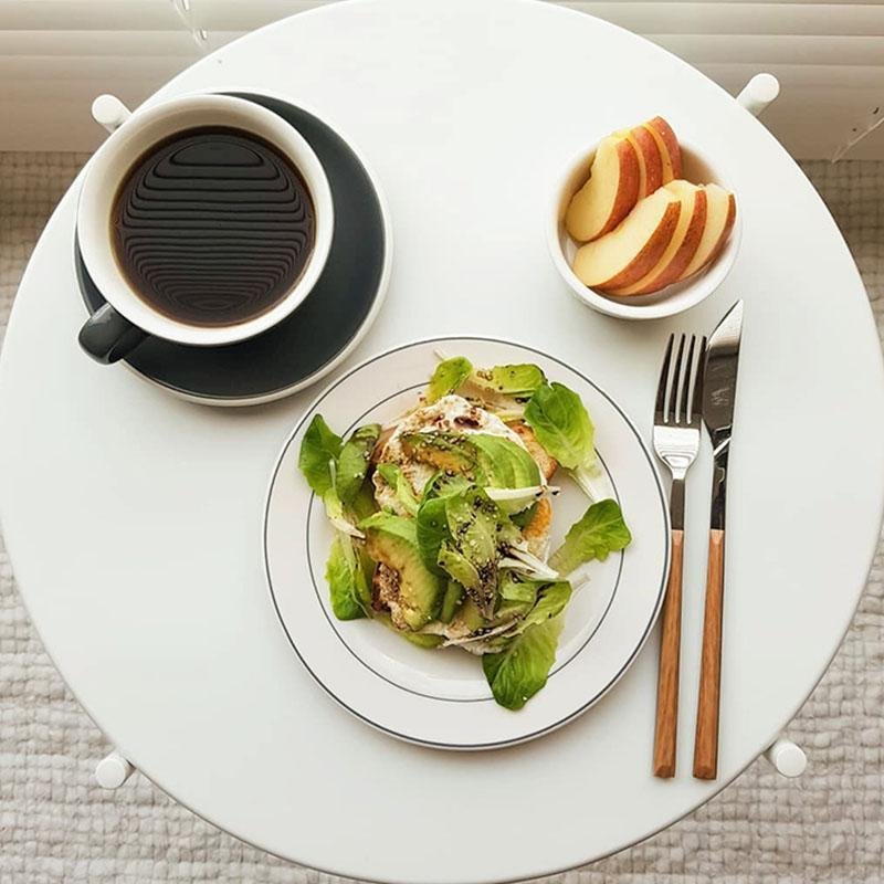 Couverts en Acier Inoxydable avec Poignées en Bois - Élégance et Confort pour Chaque Repas