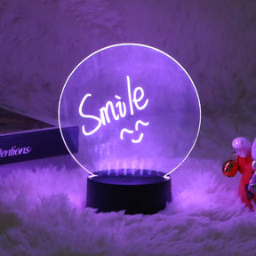 Lampe de Nuit 3D Colorée - Atmosphère Magique avec 16 Couleurs