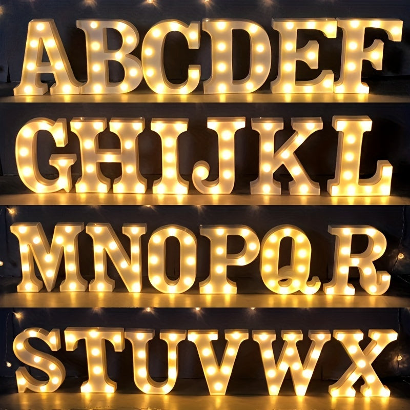 Lampe à Lettres LED Sans Fil - Personnalisation et Éclairage Ambiance