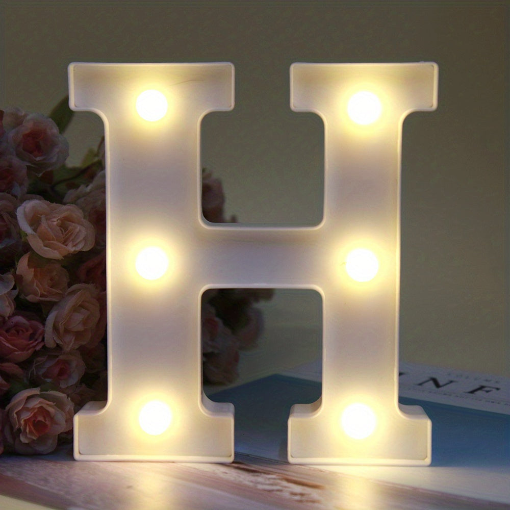 Lampe à Lettres LED Sans Fil - Personnalisation et Éclairage Ambiance