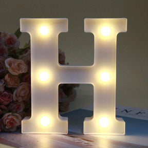 Lampe à Lettres LED Sans Fil - Personnalisation et Éclairage Ambiance