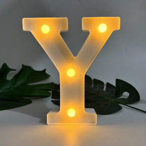 Lampe à Lettres LED Sans Fil - Personnalisation et Éclairage Ambiance