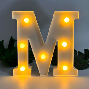 Lampe à Lettres LED Sans Fil - Personnalisation et Éclairage Ambiance