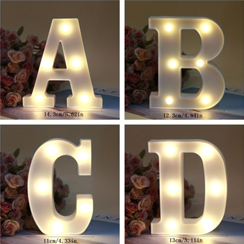 Lampe à Lettres LED Sans Fil - Personnalisation et Éclairage Ambiance