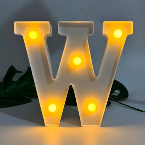 Lampe à Lettres LED Sans Fil - Personnalisation et Éclairage Ambiance