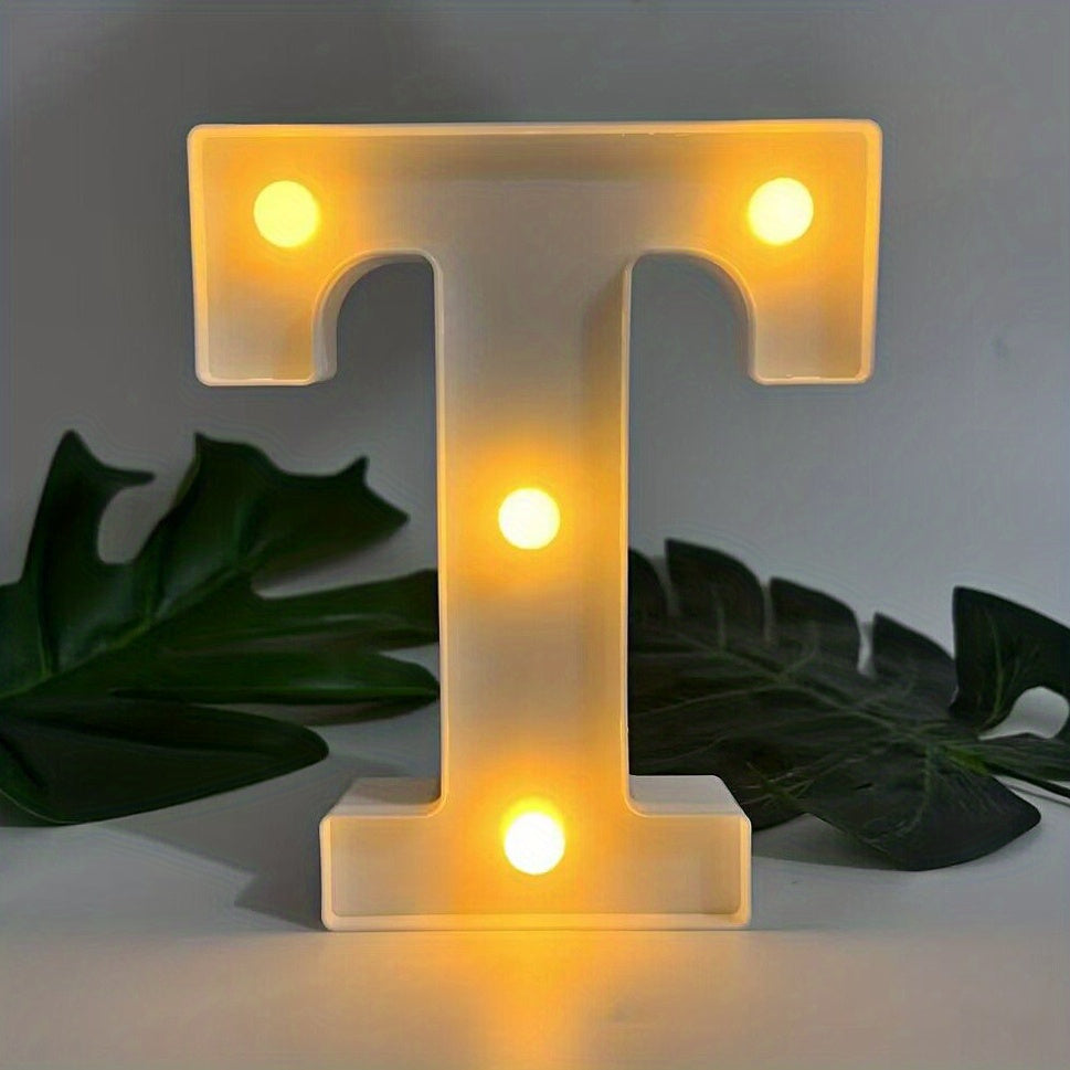 Lampe à Lettres LED Sans Fil - Personnalisation et Éclairage Ambiance