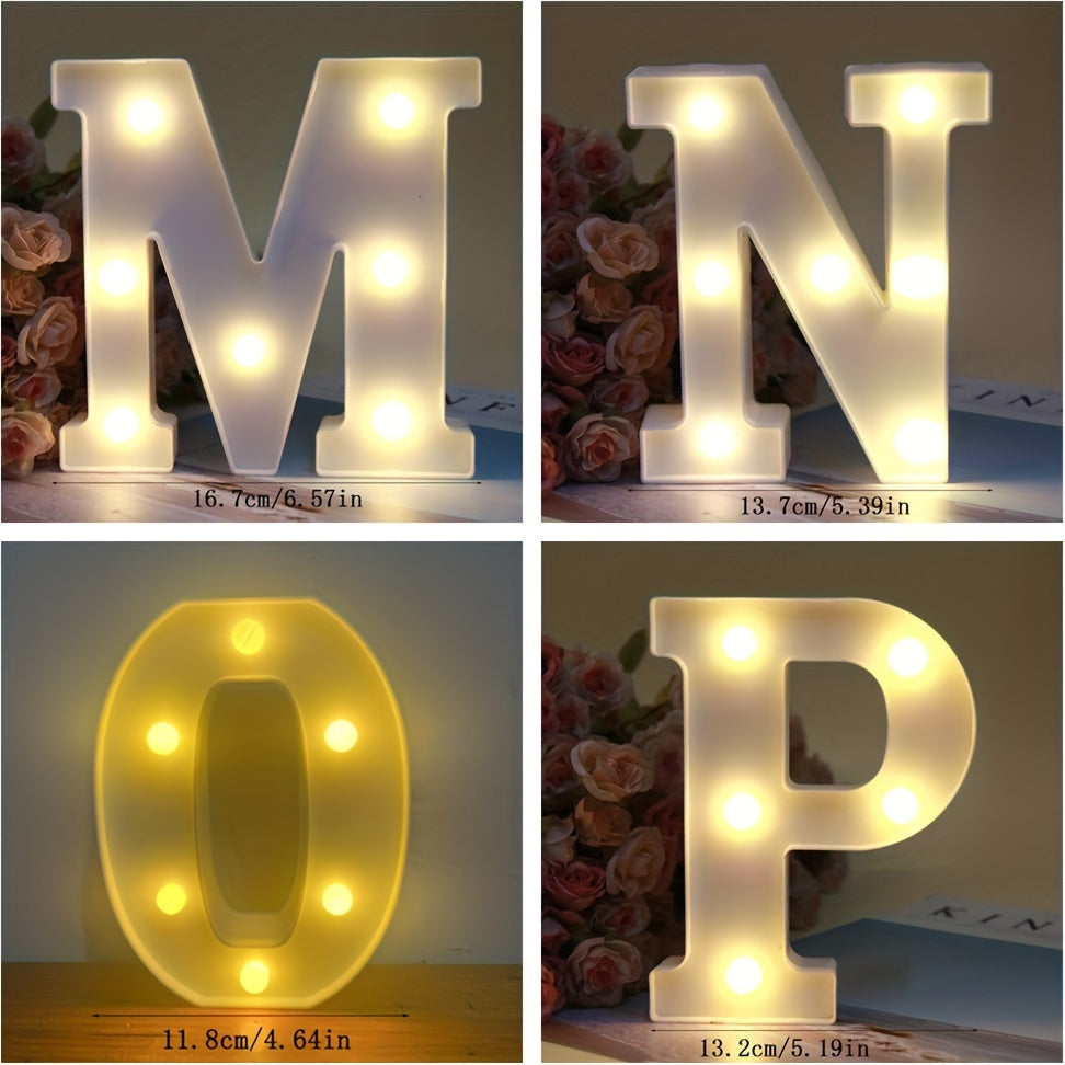 Lampe à Lettres LED Sans Fil - Personnalisation et Éclairage Ambiance