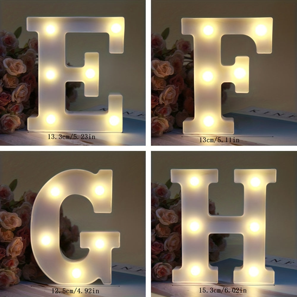 Lampe à Lettres LED Sans Fil - Personnalisation et Éclairage Ambiance