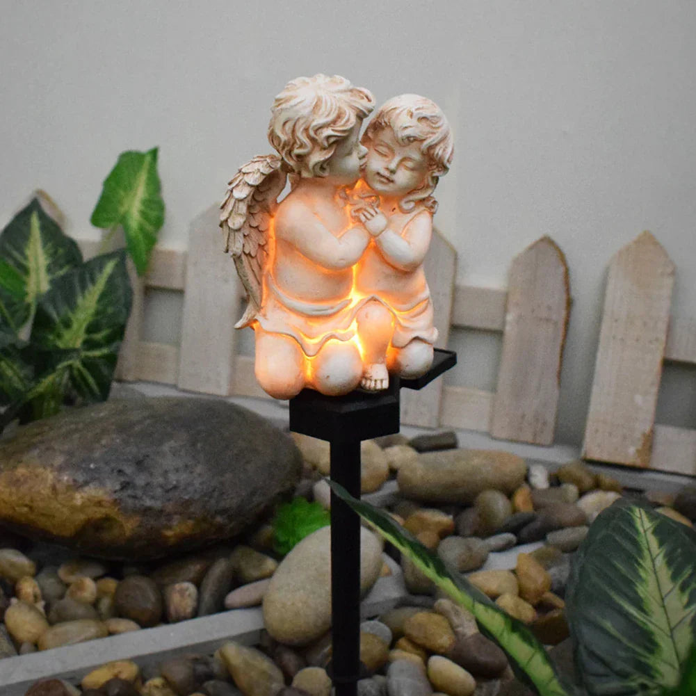 Lampe Solaire d'Extérieur - Éclairage LED Apaisant et Durable