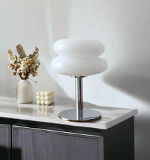 Lampe de Table en Verre Élégante - Design Unique et Polyvalent
