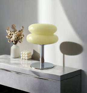Lampe de Table en Verre Élégante - Design Unique et Polyvalent