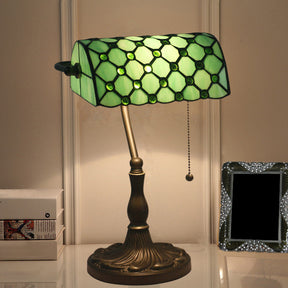 Lampe de Table Vintage en Demi-Cylindre - Élégance Classique et Ambiance Chaleureuse