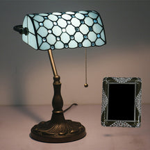 Lampe de Table Vintage en Demi-Cylindre - Élégance Classique et Ambiance Chaleureuse