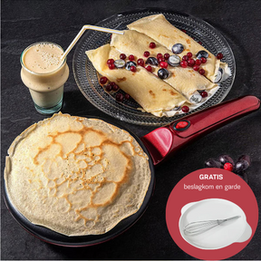 Appareil à Crêpes Électrique - Cuisson Rapide et Facile à 30 Secondes