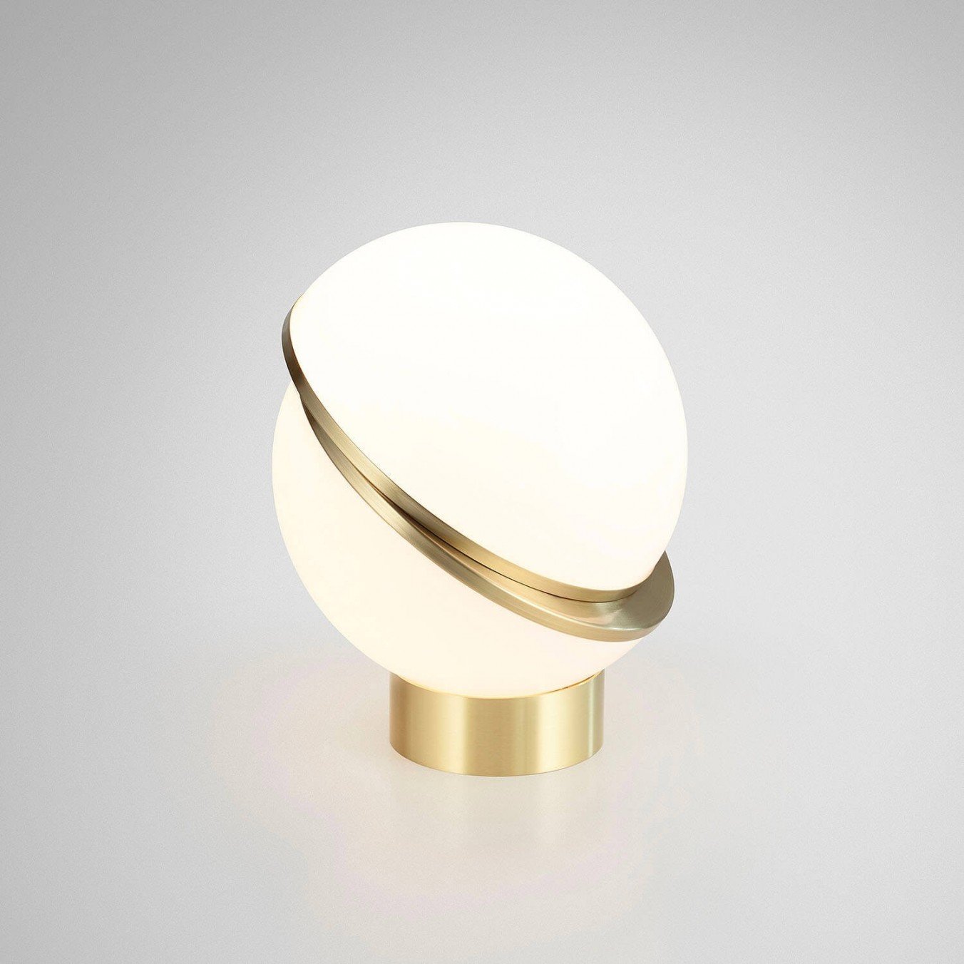 Lampe de Table en Croissant - Design Unique et Éclairage Doux