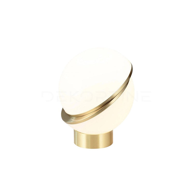 Lampe de Table en Croissant - Design Unique et Éclairage Doux