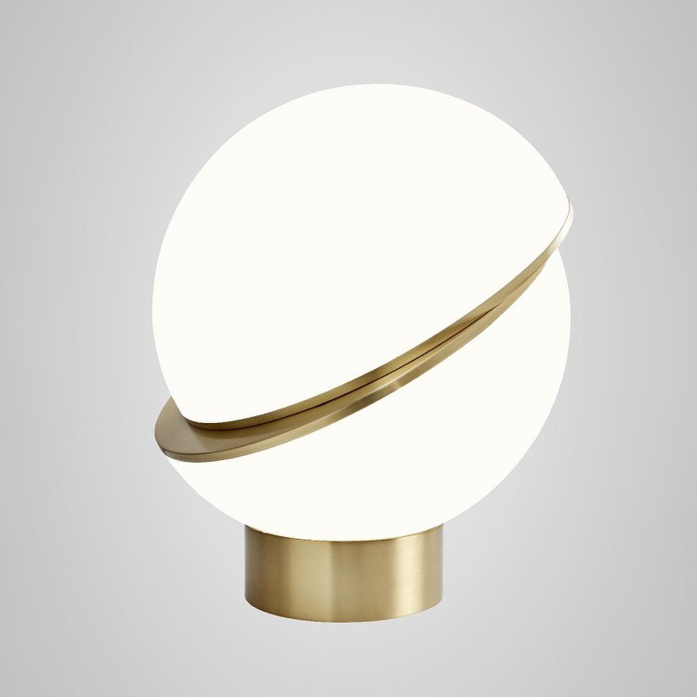 Lampe de Table en Croissant - Design Unique et Éclairage Doux