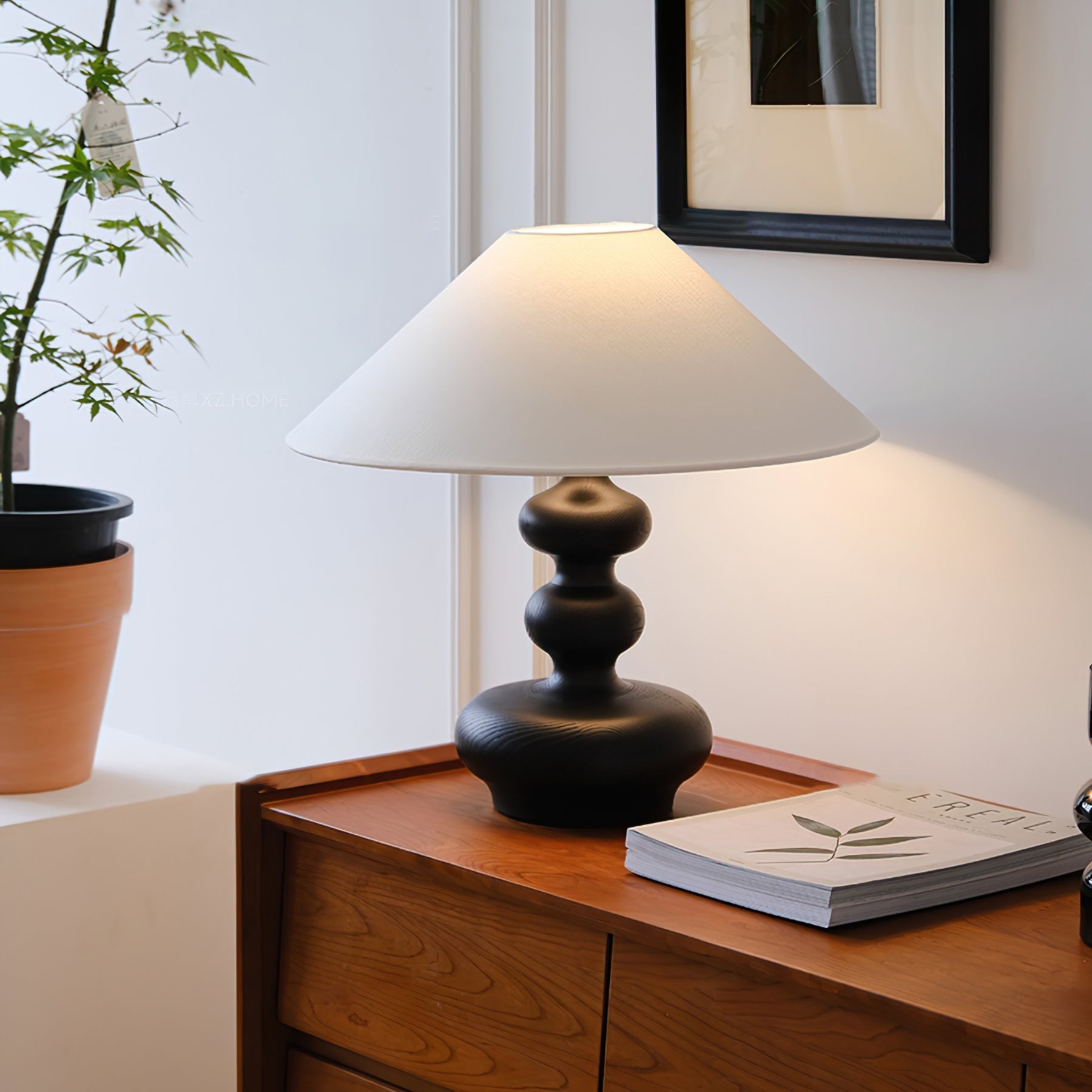 Lampe de Table Vintage Rustique - Éclairage Doux et Ambiance Chaleureuse
