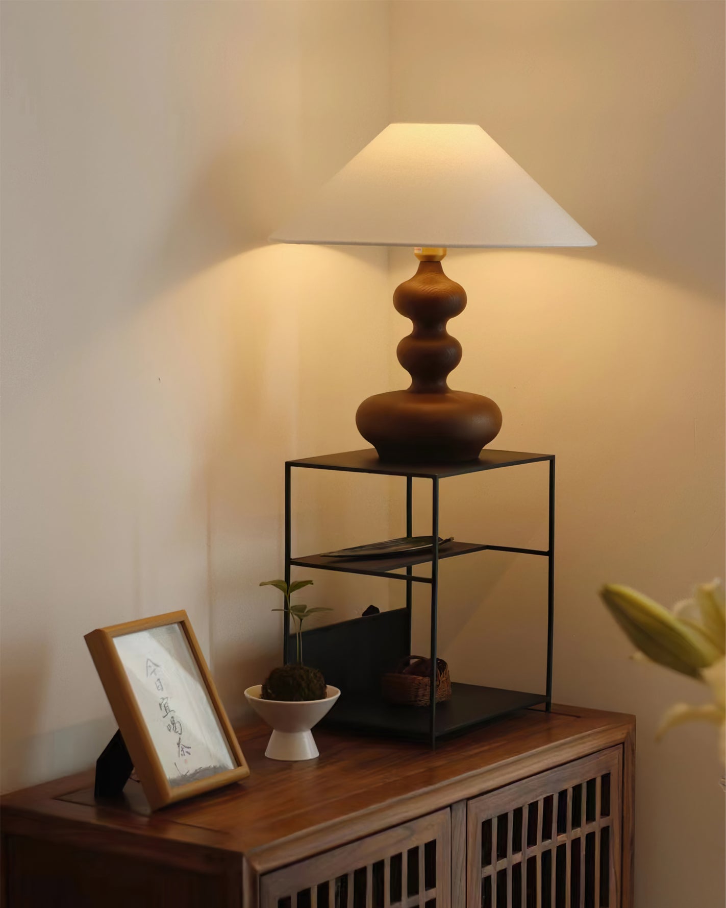 Lampe de Table Vintage Rustique - Éclairage Doux et Ambiance Chaleureuse