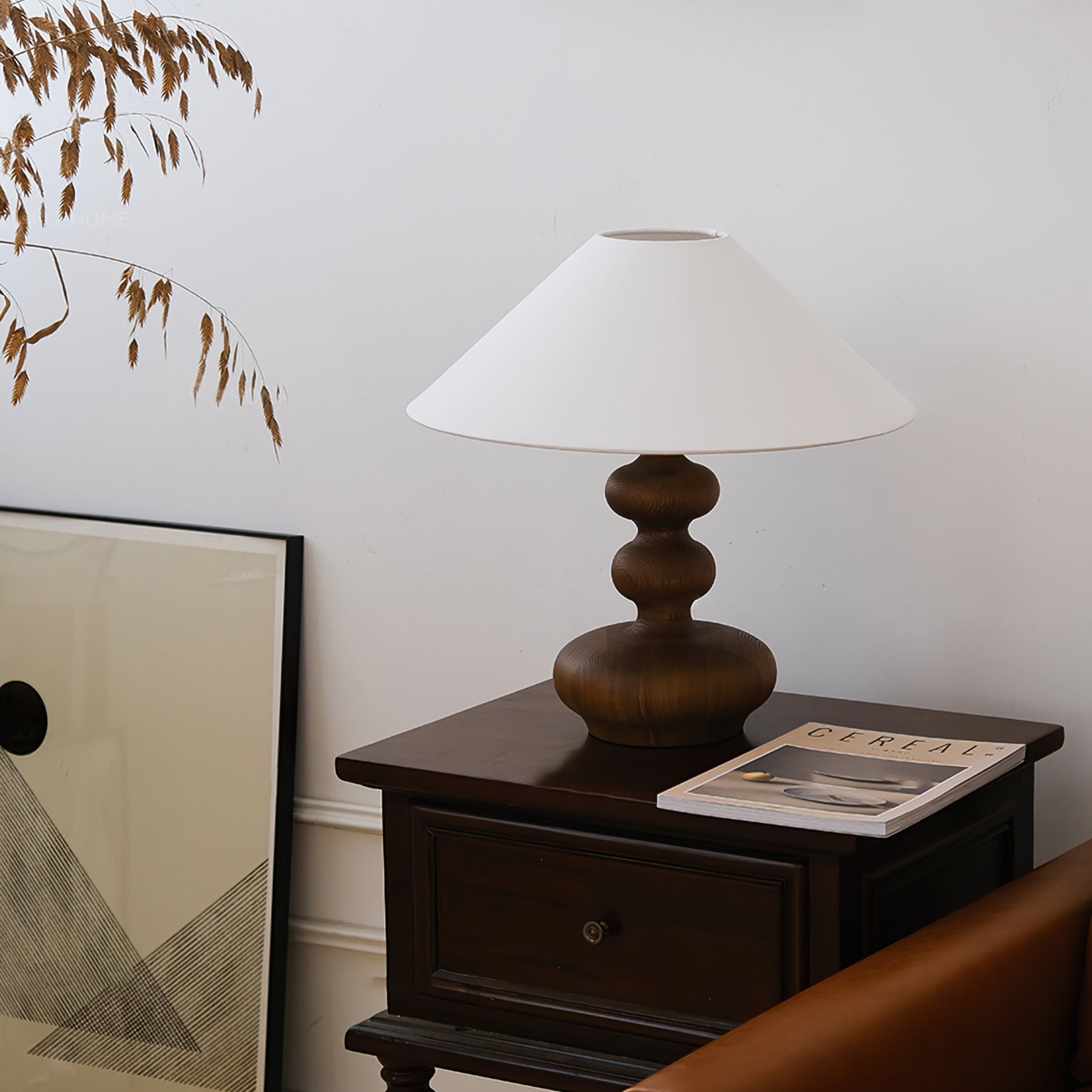 Lampe de Table Vintage Rustique - Éclairage Doux et Ambiance Chaleureuse