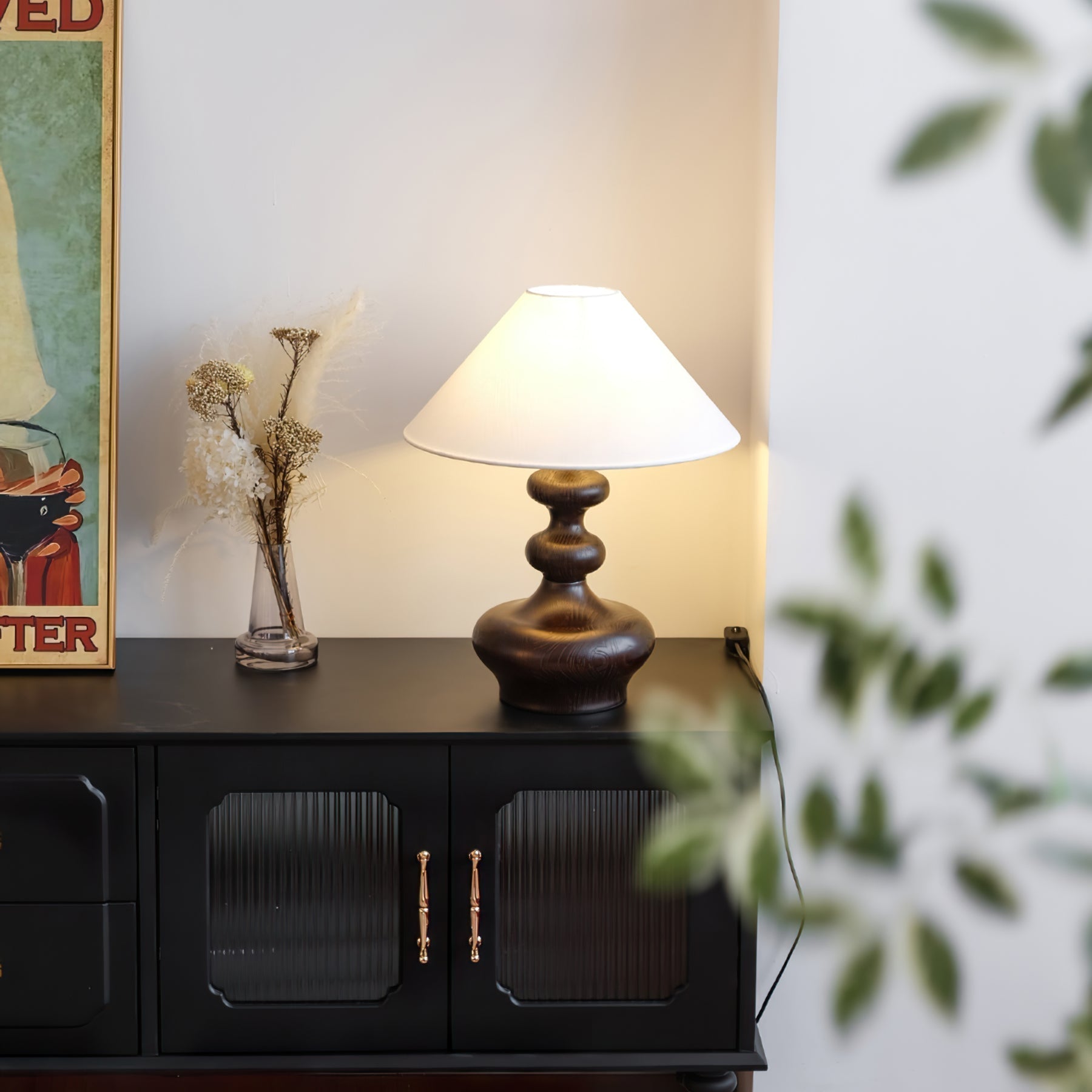 Lampe de Table Vintage Rustique - Éclairage Doux et Ambiance Chaleureuse