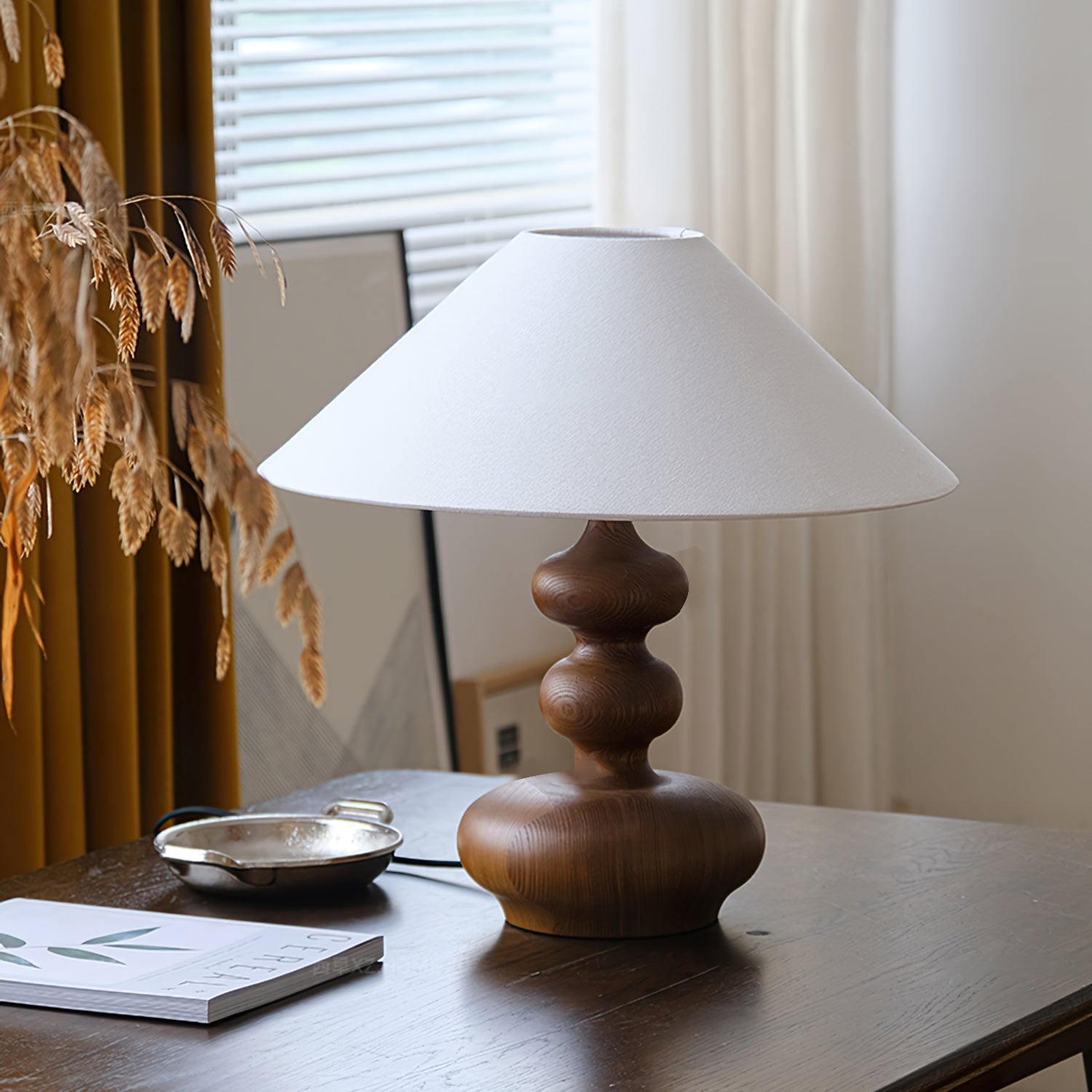 Lampe de Table Vintage Rustique - Éclairage Doux et Ambiance Chaleureuse