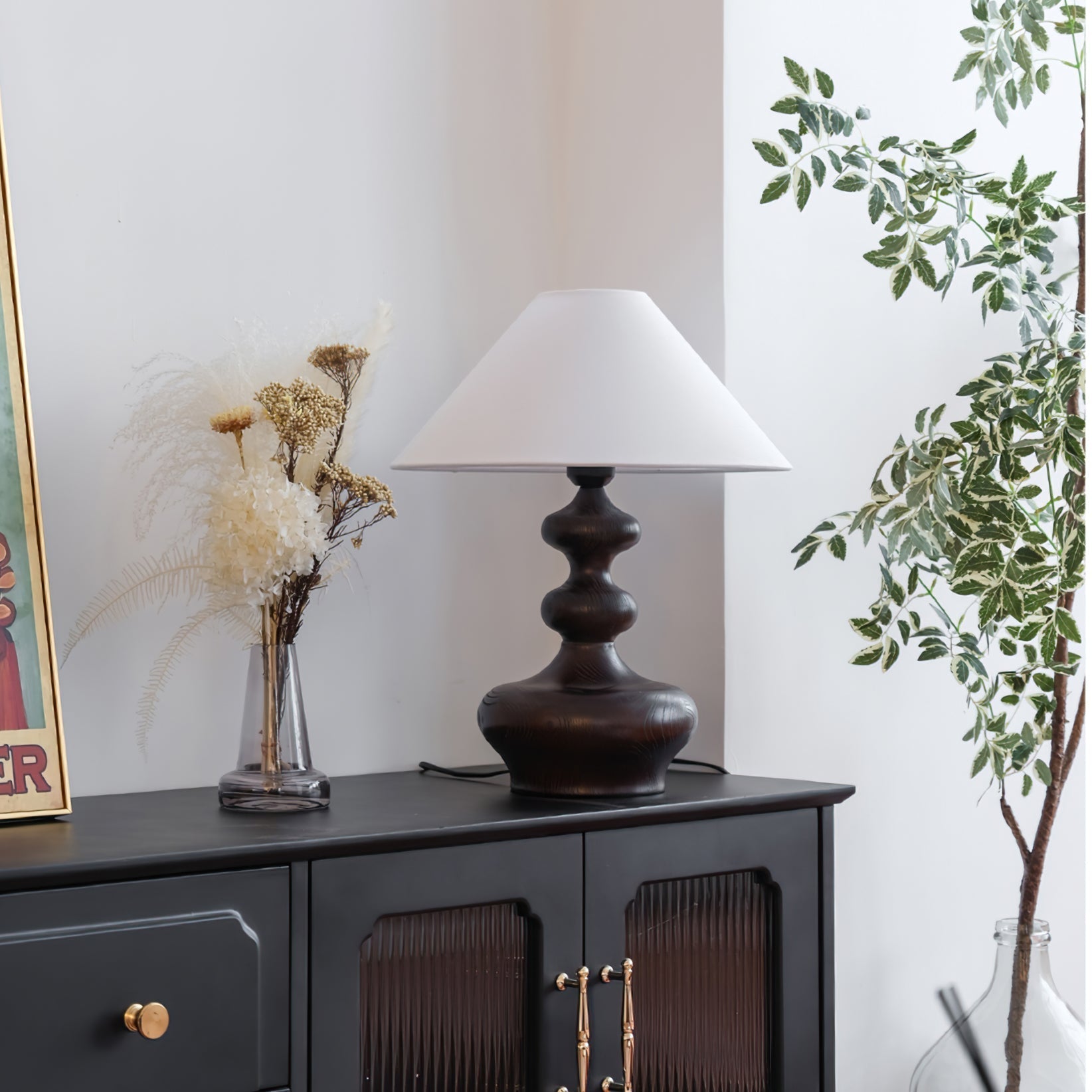 Lampe de Table Vintage Rustique - Éclairage Doux et Ambiance Chaleureuse