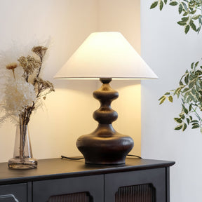 Lampe de Table Vintage Rustique - Éclairage Doux et Ambiance Chaleureuse