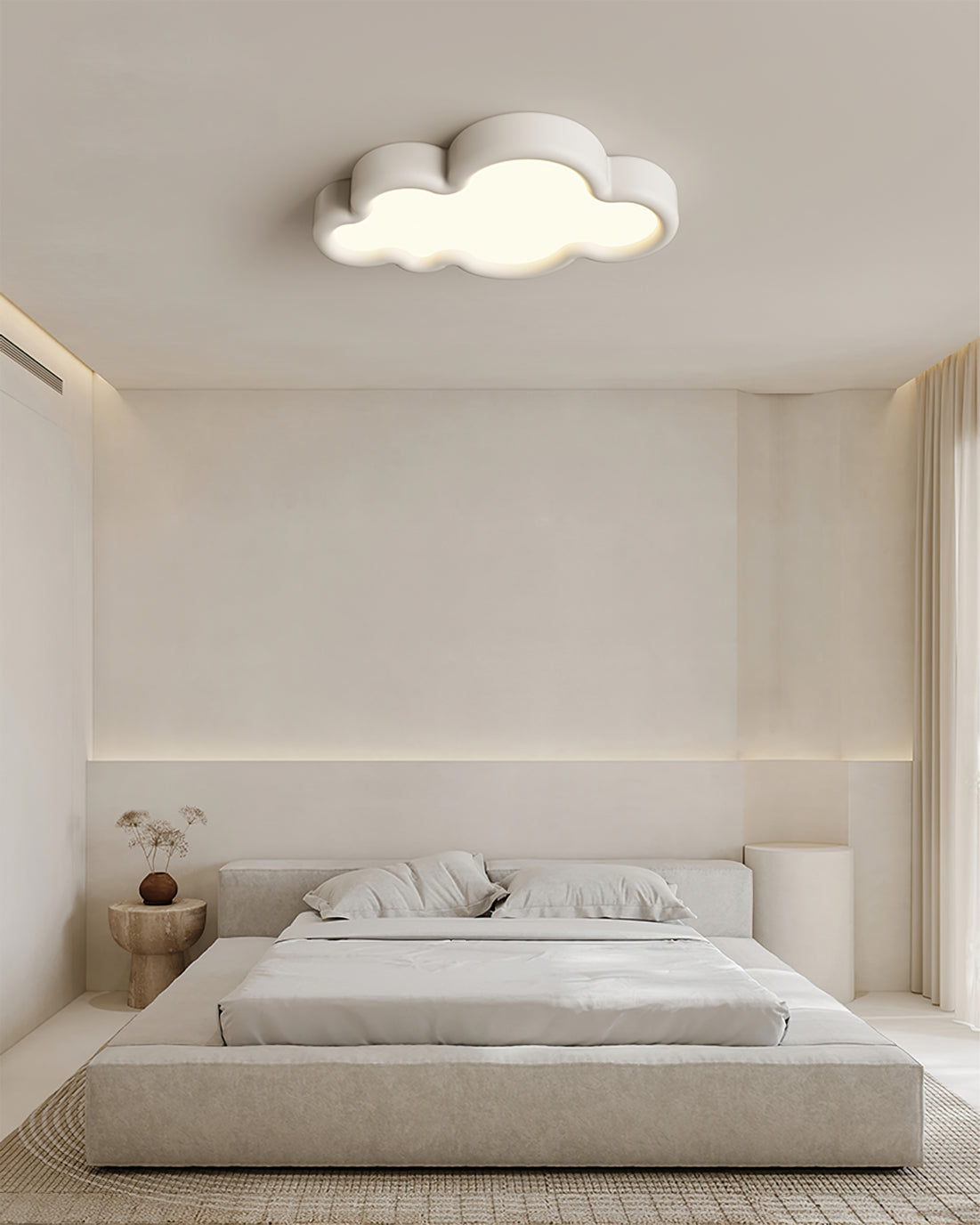 Lampe de Plafond Royale pour Enfant - Design Nuageux et Éclairage Accueillant