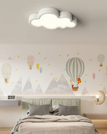 Lampe de Plafond Royale pour Enfant - Design Nuageux et Éclairage Accueillant
