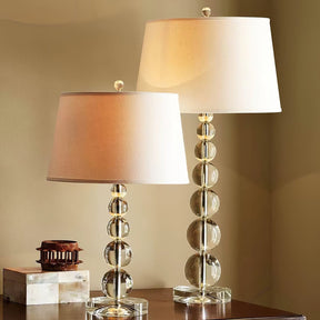 Lampe de Table en Cristal - Élégance et Ambiance Chaleureuse