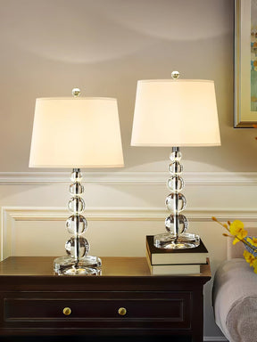Lampe de Table en Cristal - Élégance et Ambiance Chaleureuse