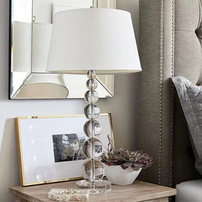 Lampe de Table en Cristal - Élégance et Ambiance Chaleureuse