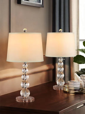 Lampe de Table en Cristal - Élégance et Ambiance Chaleureuse