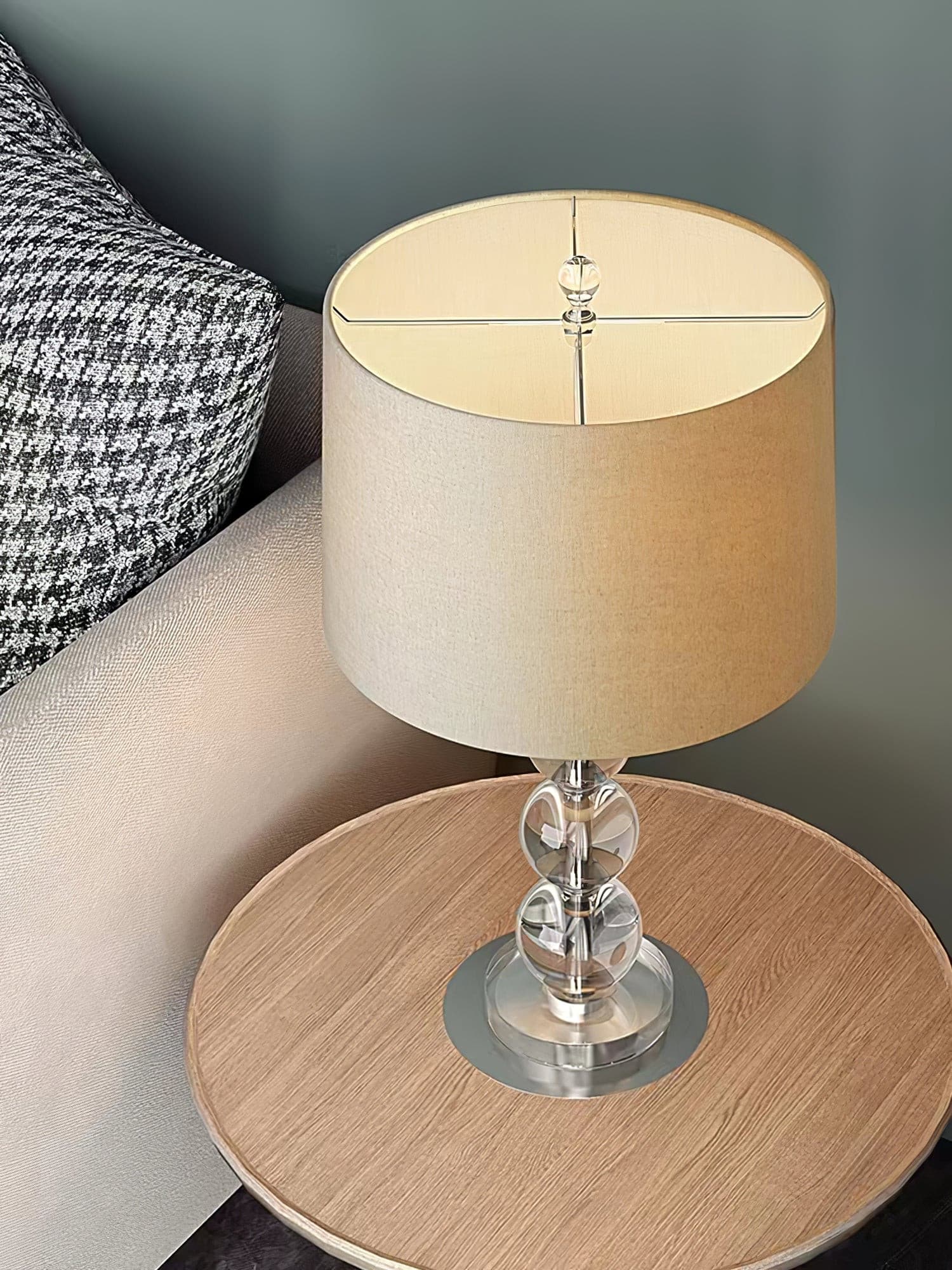 Lampe de Table en Cristal - Élégance et Ambiance Chaleureuse