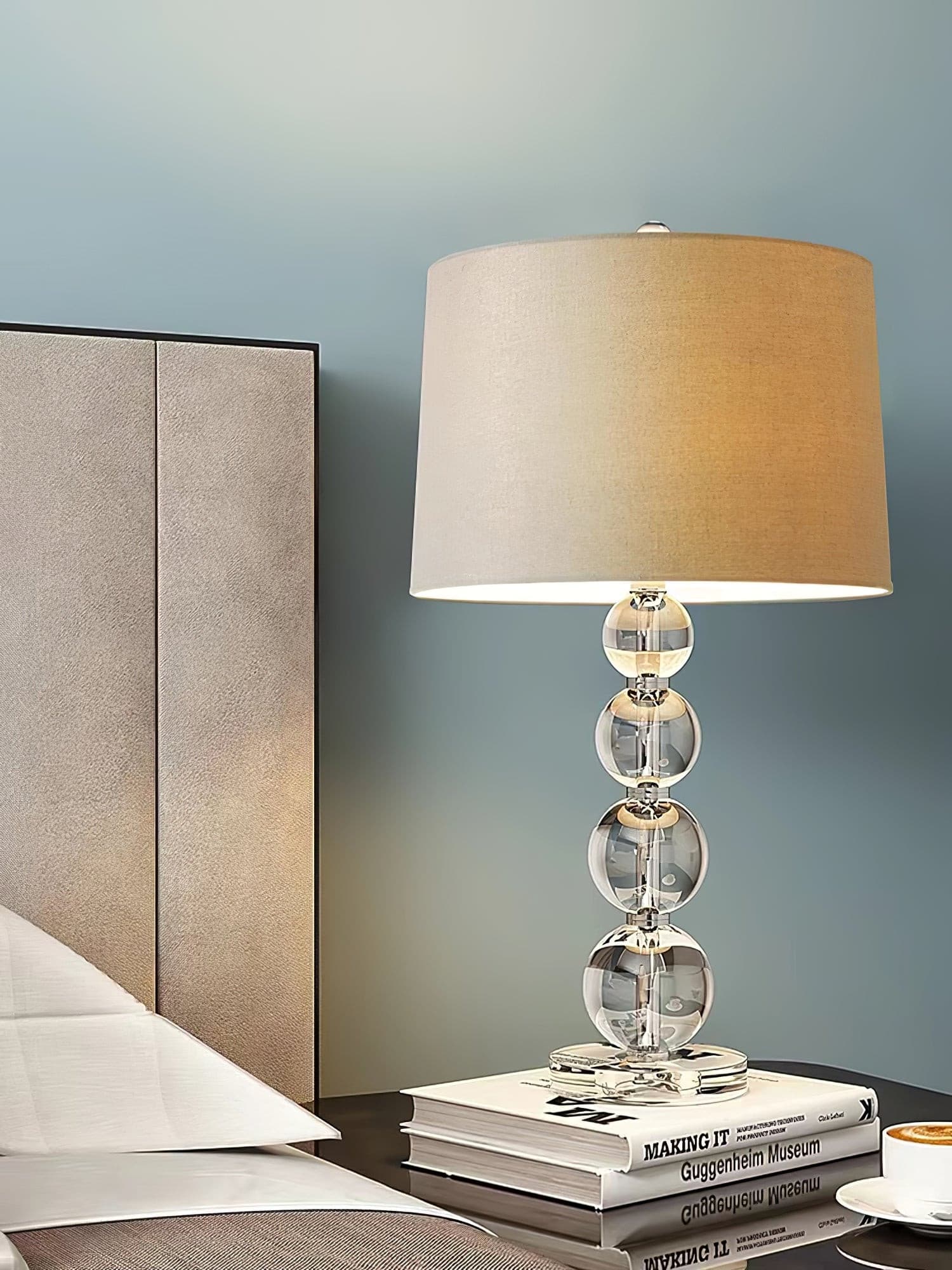Lampe de Table en Cristal - Élégance et Ambiance Chaleureuse