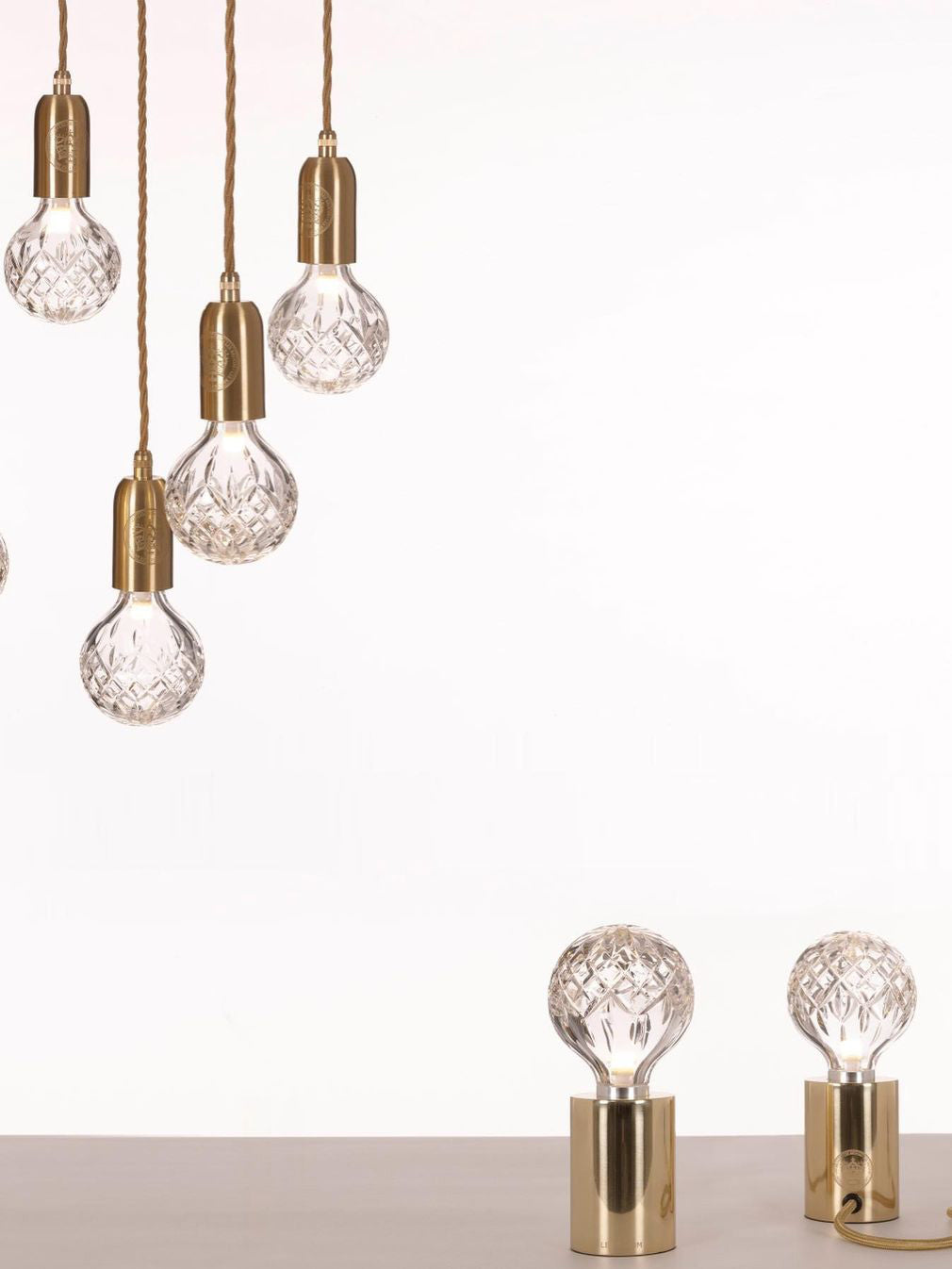 Lampe de Table en Cristal - Éclat Luxueux et Lueur Ambiante
