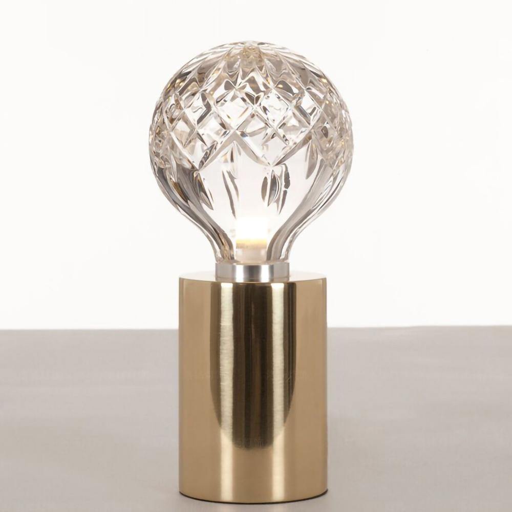Lampe de Table en Cristal - Éclat Luxueux et Lueur Ambiante