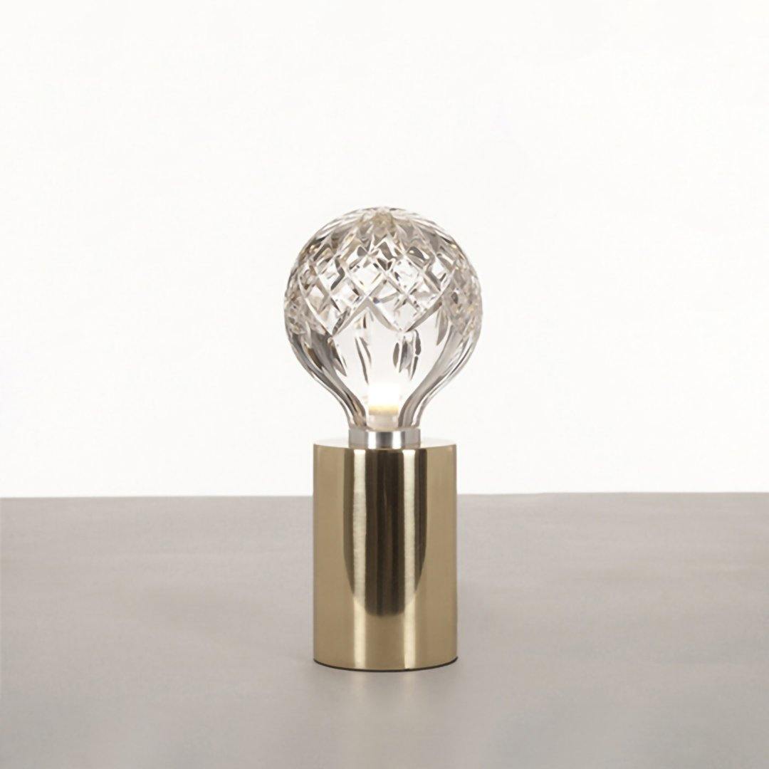 Lampe de Table en Cristal - Éclat Luxueux et Lueur Ambiante