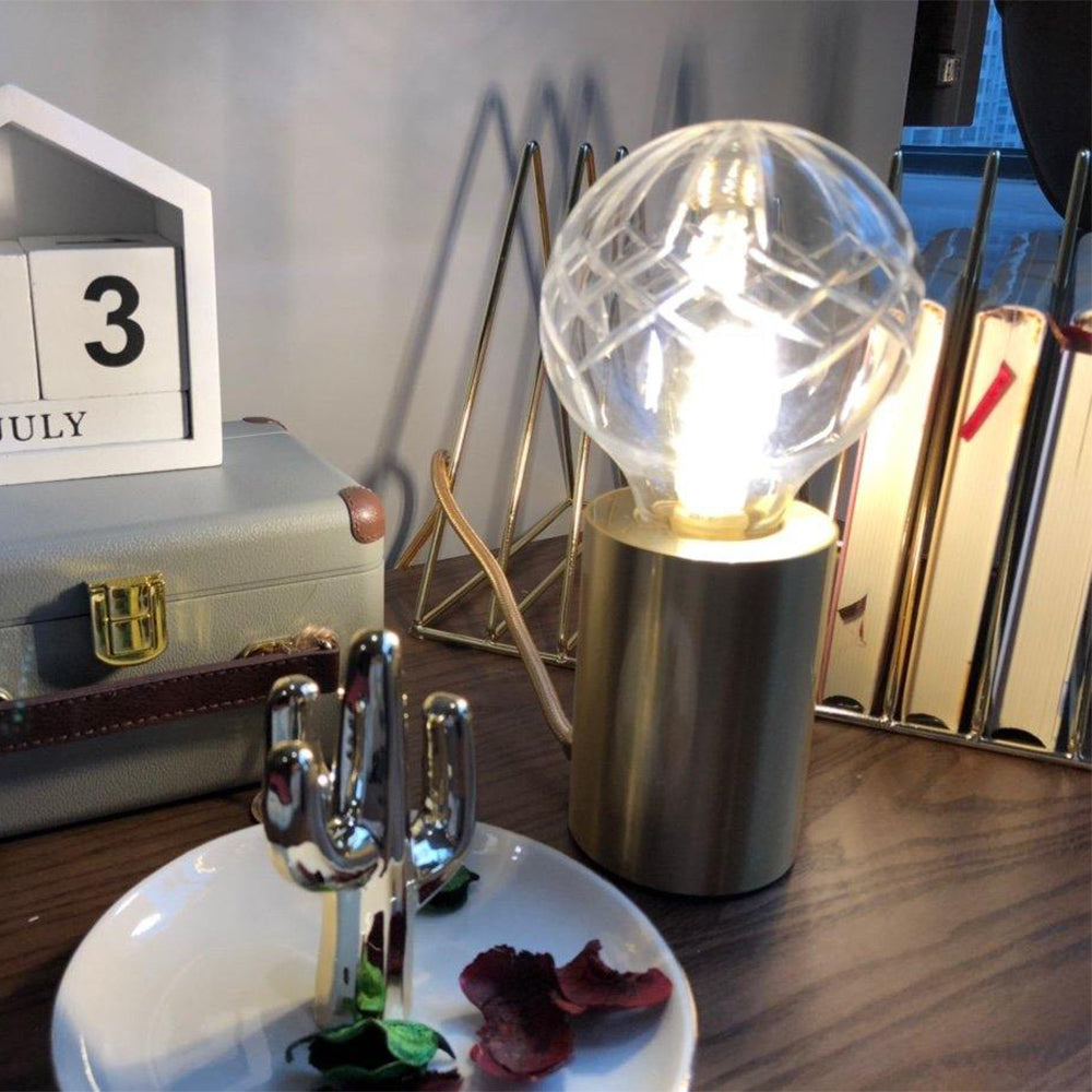 Lampe de Table en Cristal - Éclat Luxueux et Lueur Ambiante