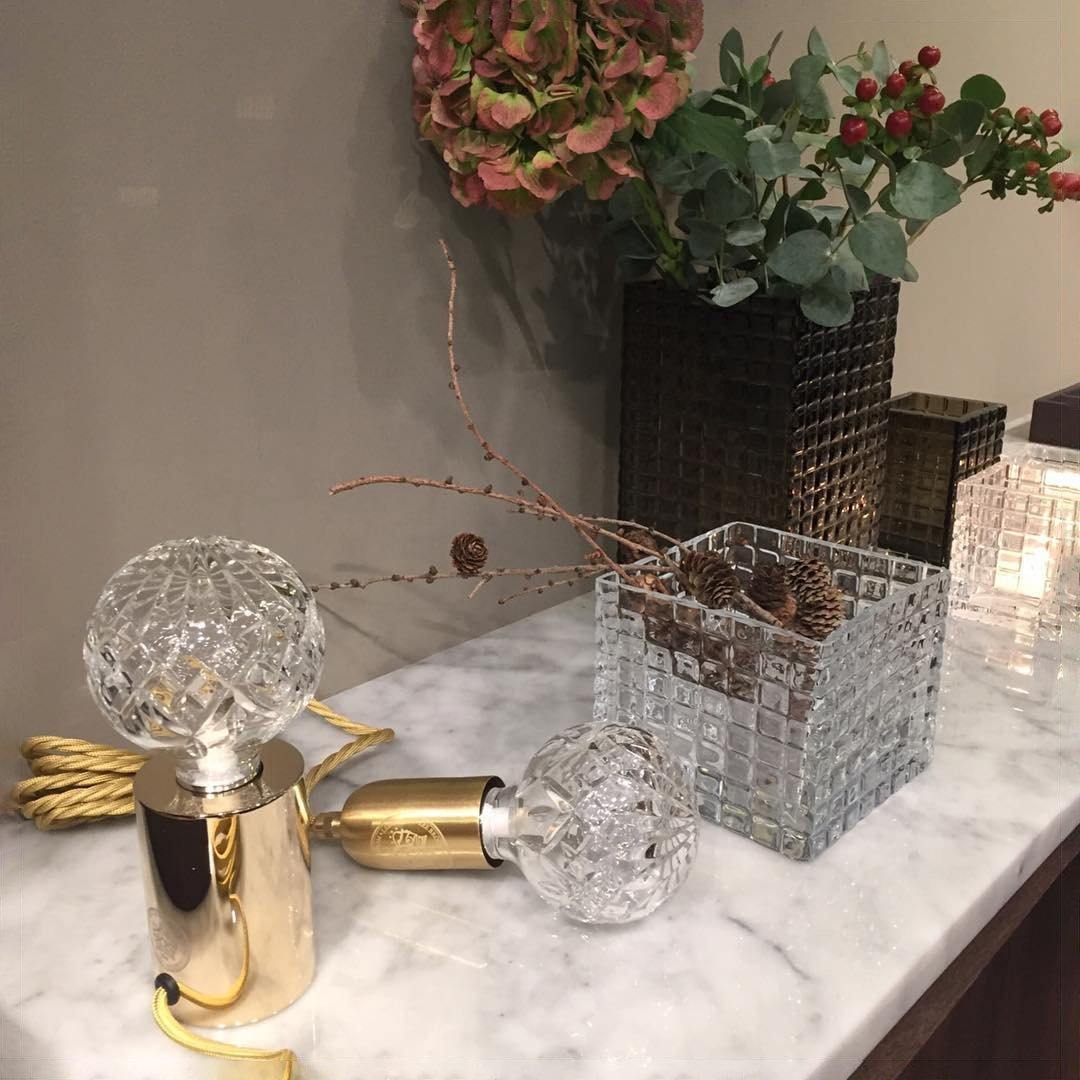 Lampe de Table en Cristal - Éclat Luxueux et Lueur Ambiante