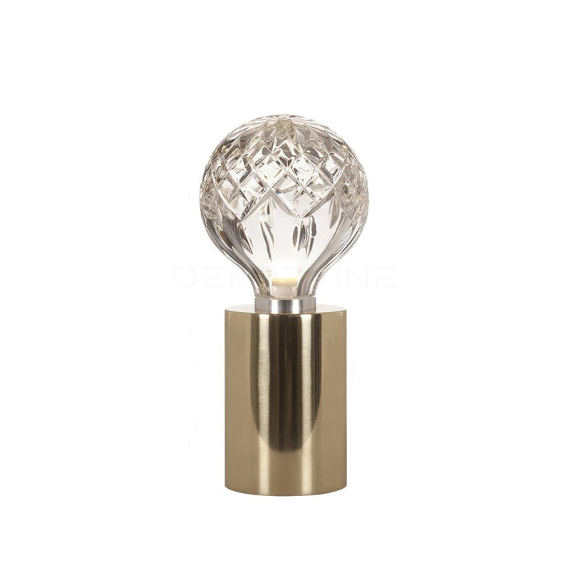 Lampe de Table en Cristal - Éclat Luxueux et Lueur Ambiante